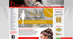 Desktop Screenshot of bonobijou.cz